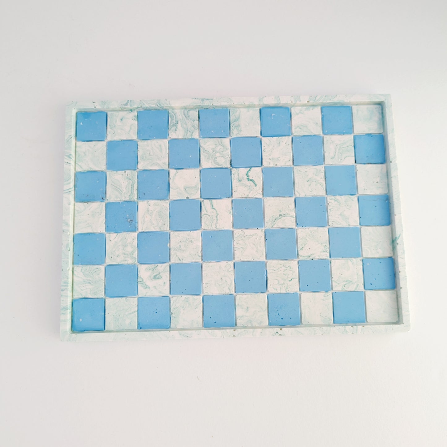 Checkerboard Rectangular Tray