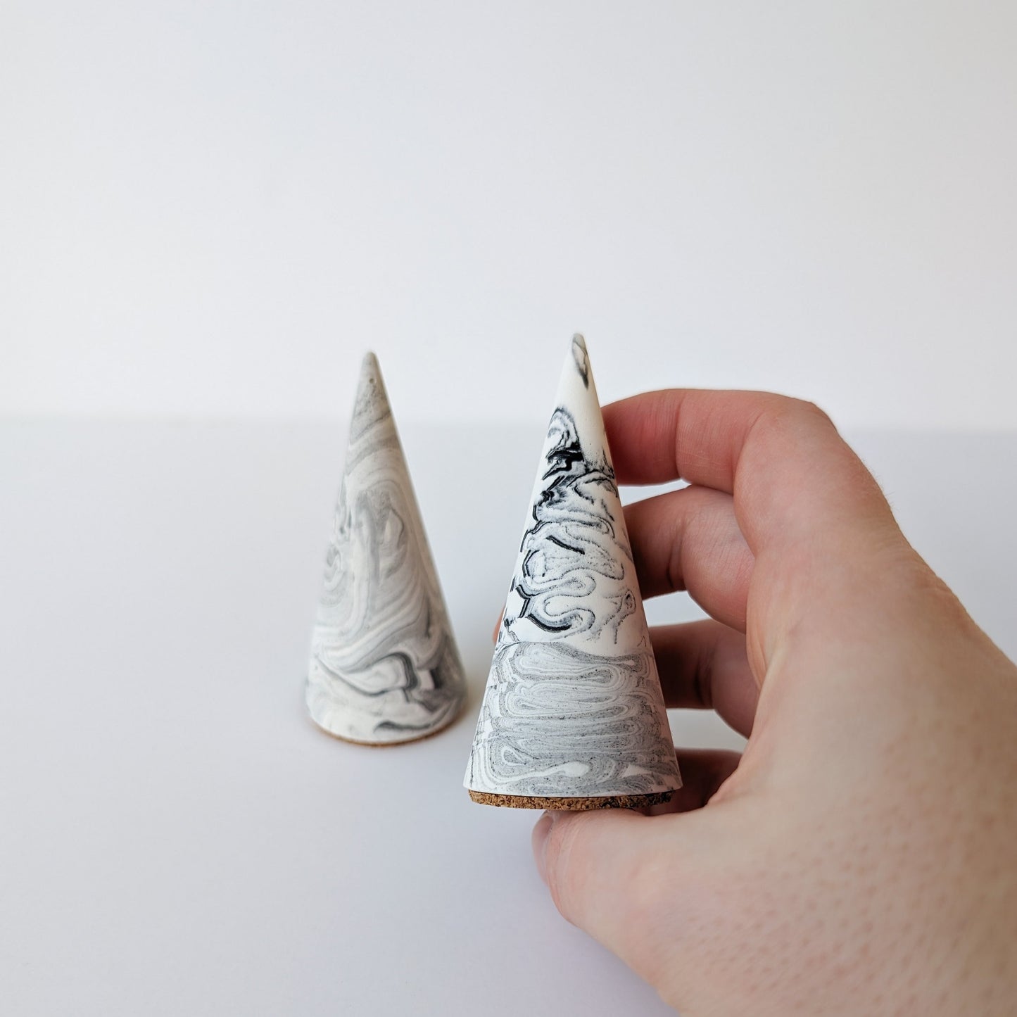 Marbled Modern Ring Holder