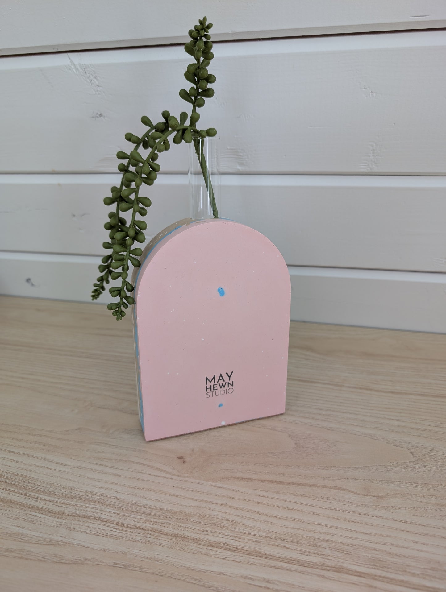 Neutral Terrazzo Plant Propagation Bookend