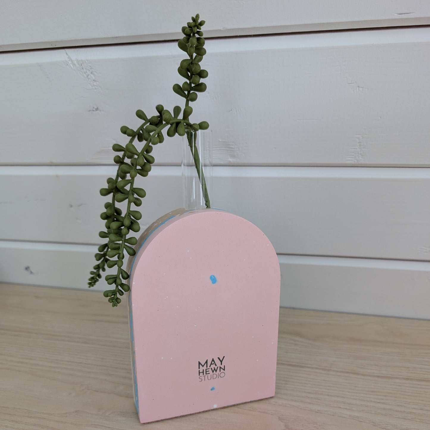 Neutral Terrazzo Plant Propagation Bookend