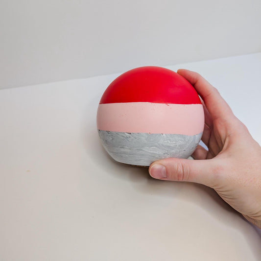 Pop of Red Bookend, Colorful Doorstop, Maximalist Doorstop