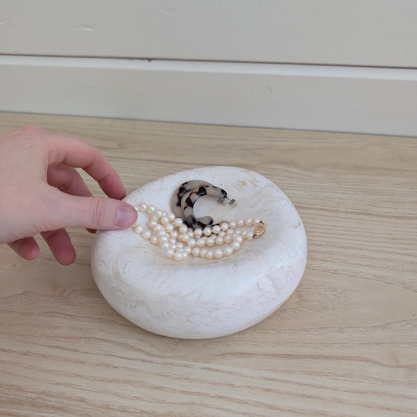 Chonky Jewelry Dish, Organic Shaped Jewelry Tray, Aesthetic Jewelry Dish