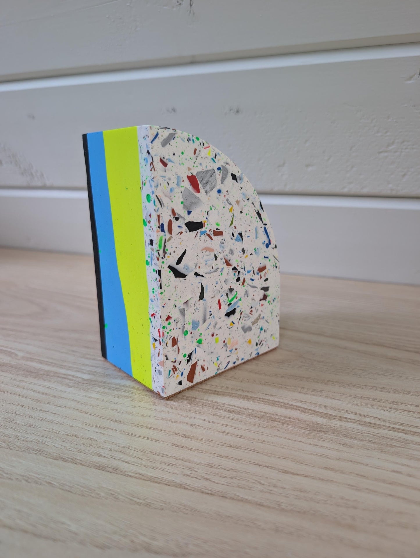 Checker & Terrazzo Maximalist Bookend