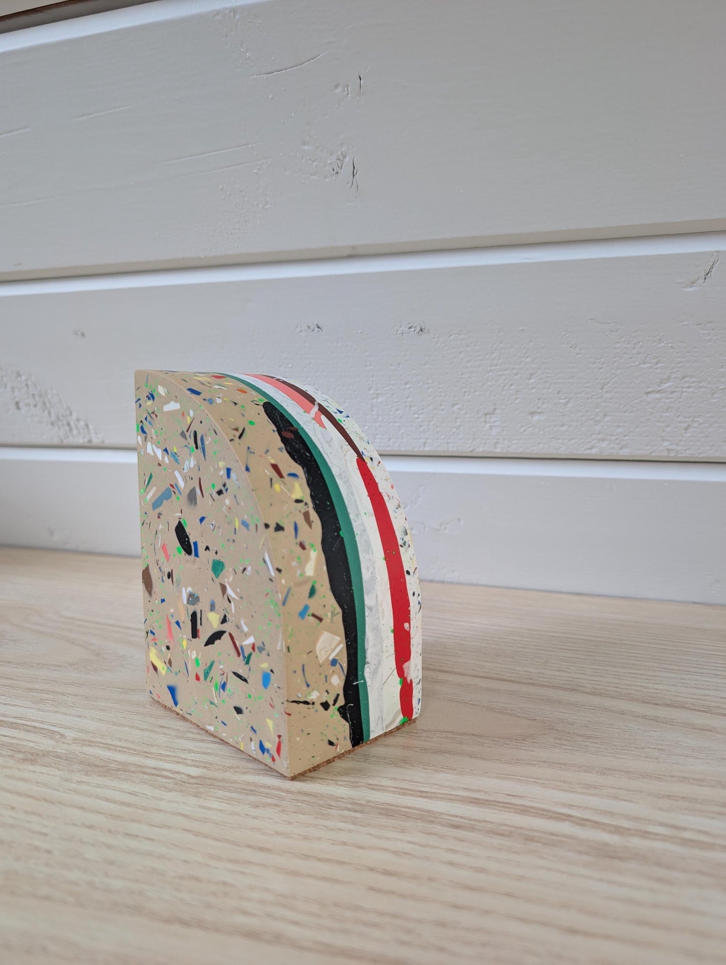 Terrazzo Colorful Large Bookend