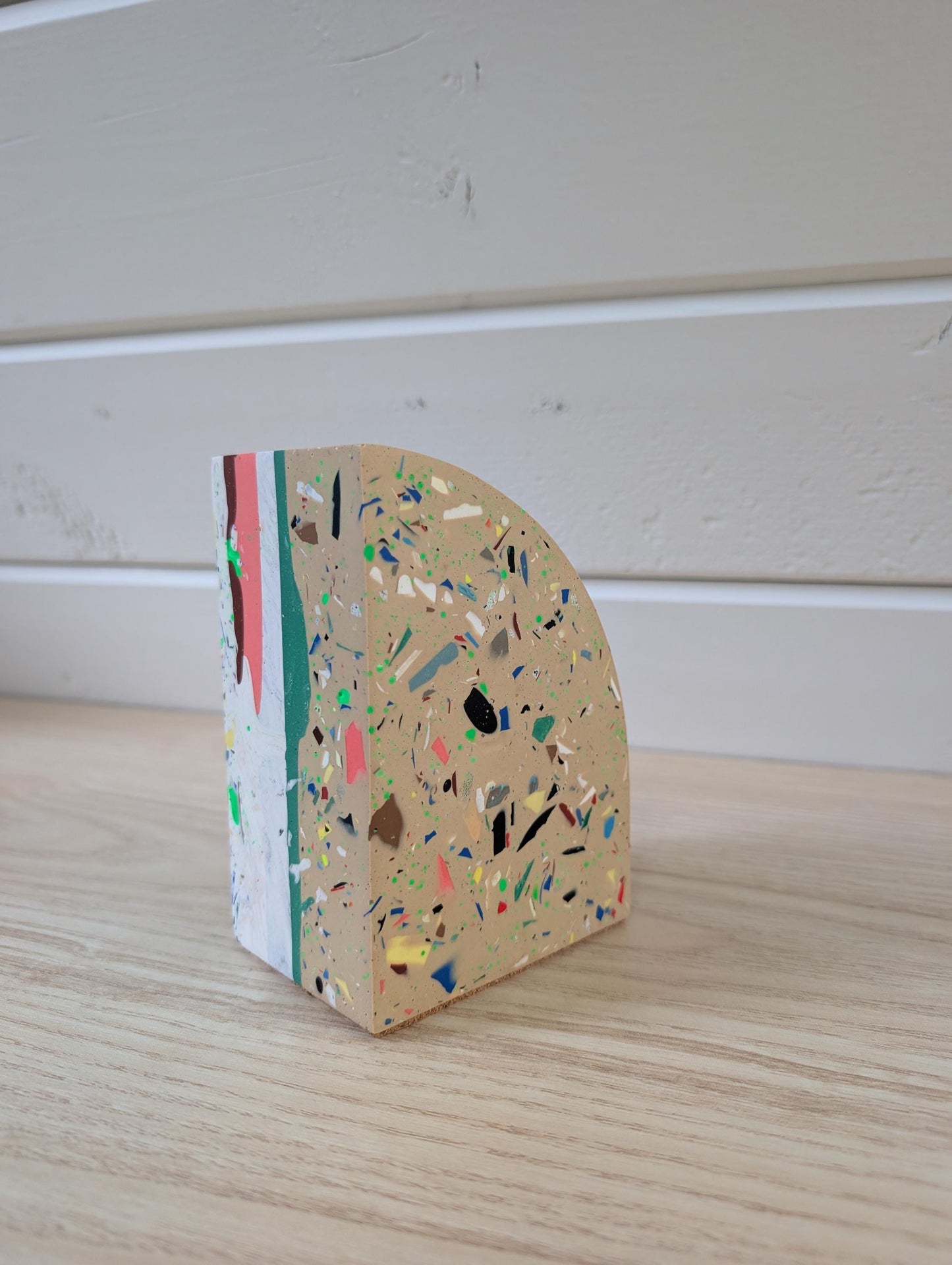 Terrazzo Colorful Large Bookend