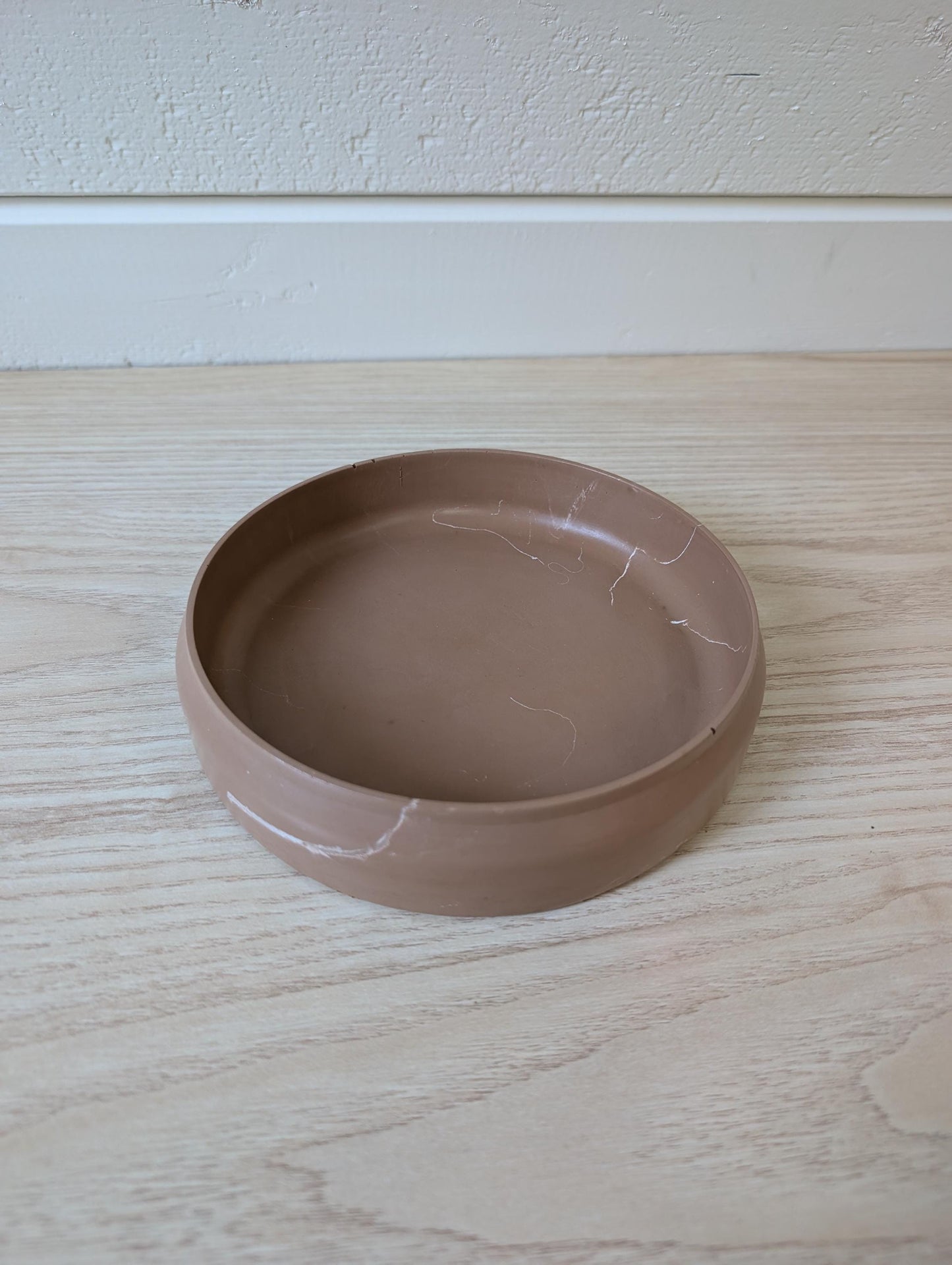 Marbled Brown Catchall Dish