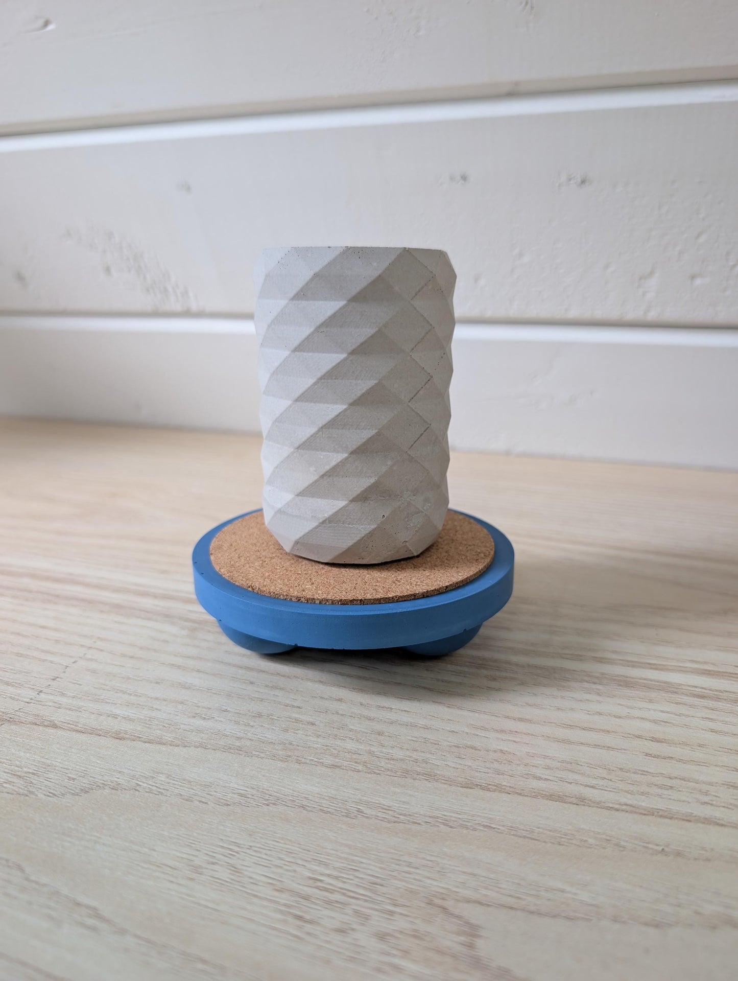 Marbled Candle Pedestal