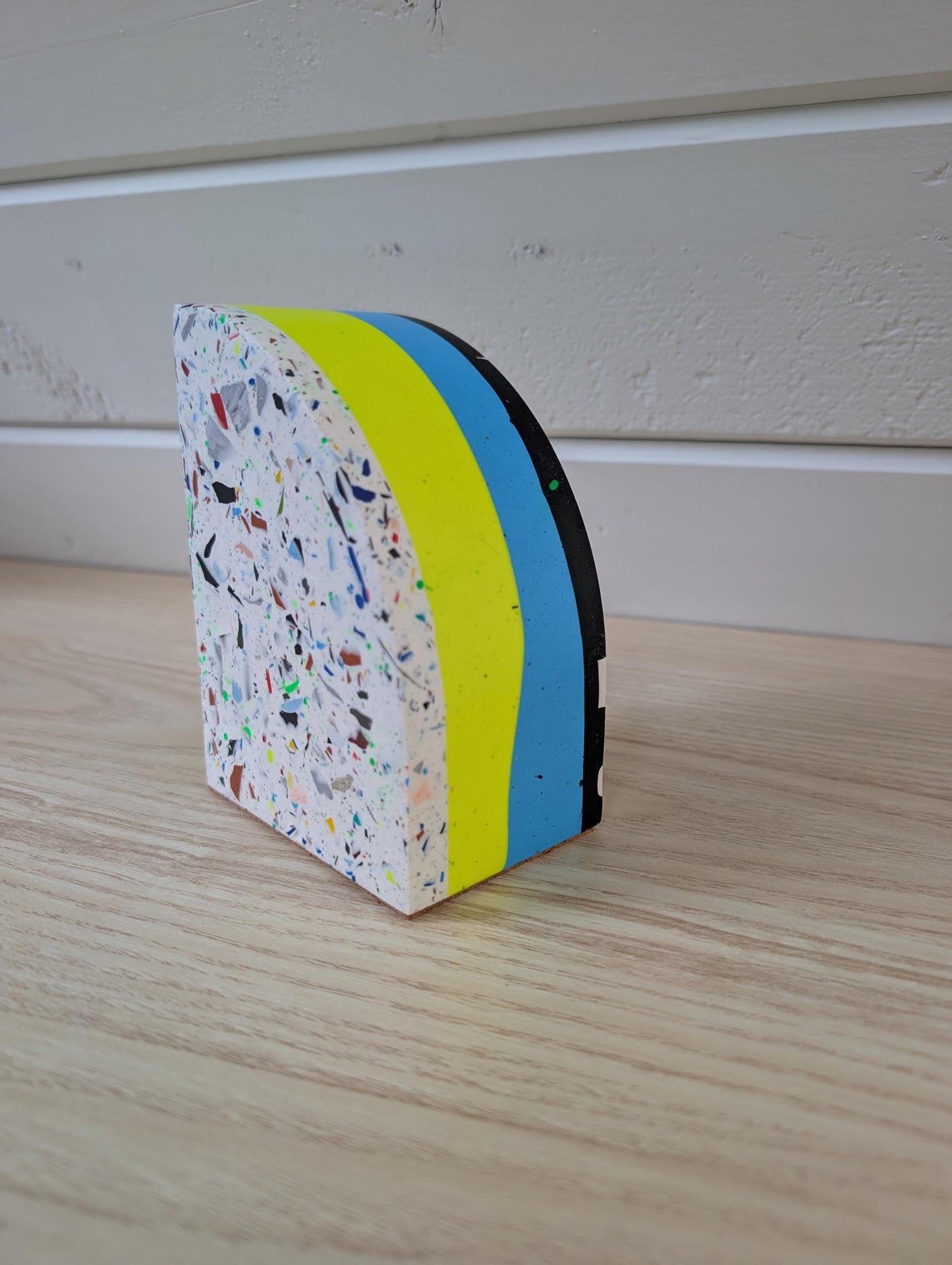 Checker & Terrazzo Maximalist Bookend