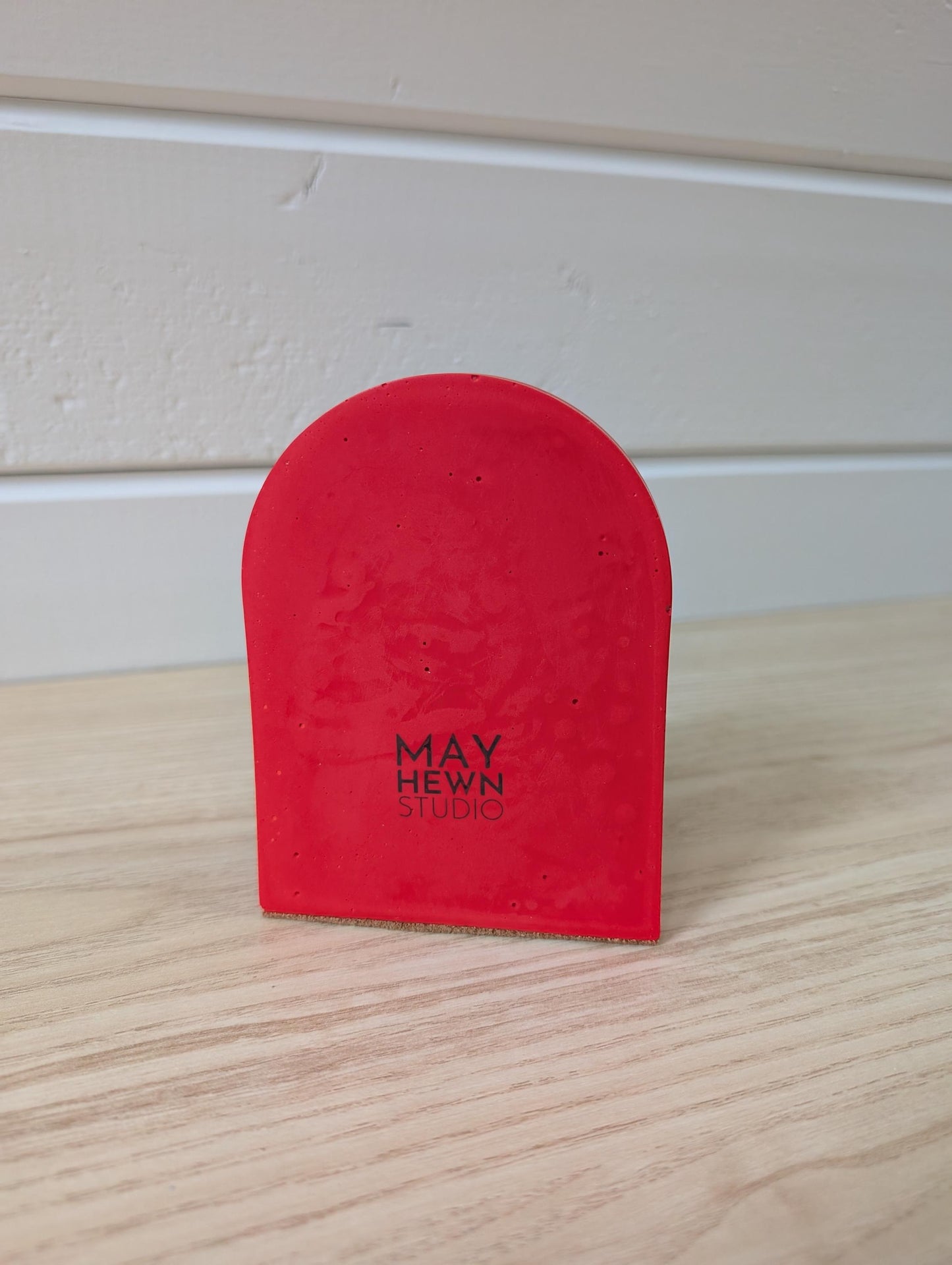 Primary Red Arch Bookend