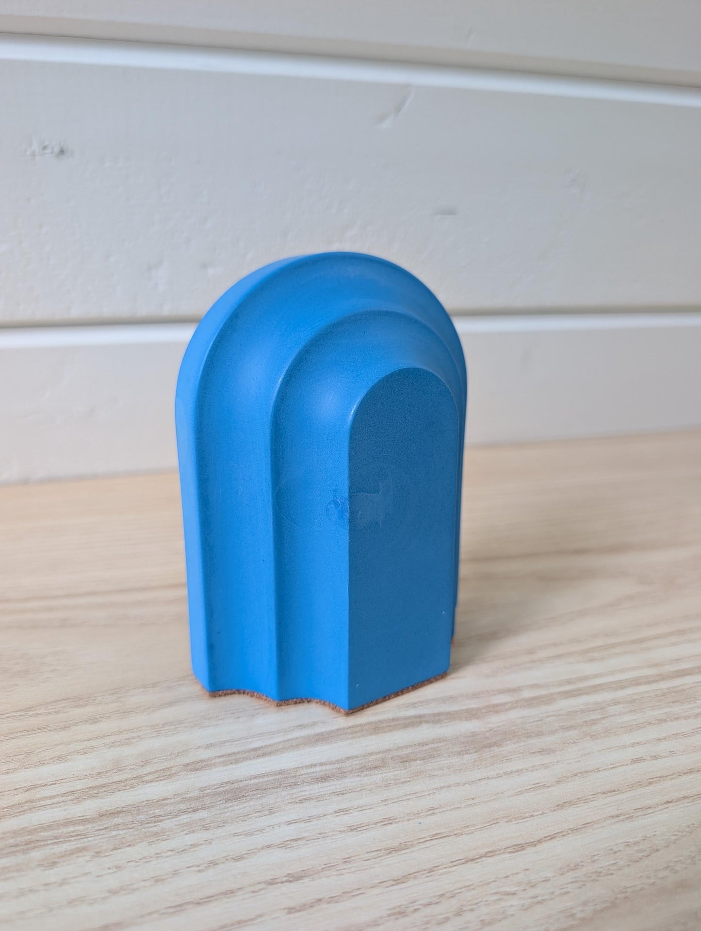 Bright Blue Arch Bookend
