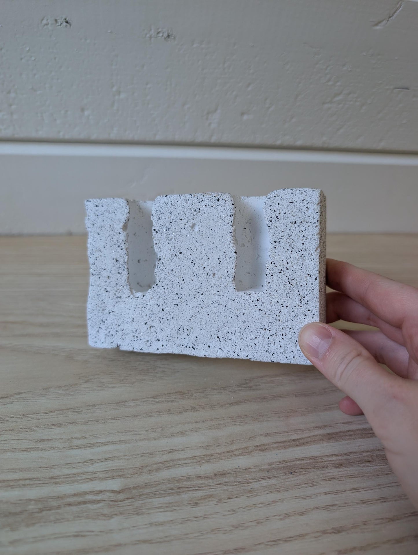 Modern Concrete Exposed Edge Candlestick Holder