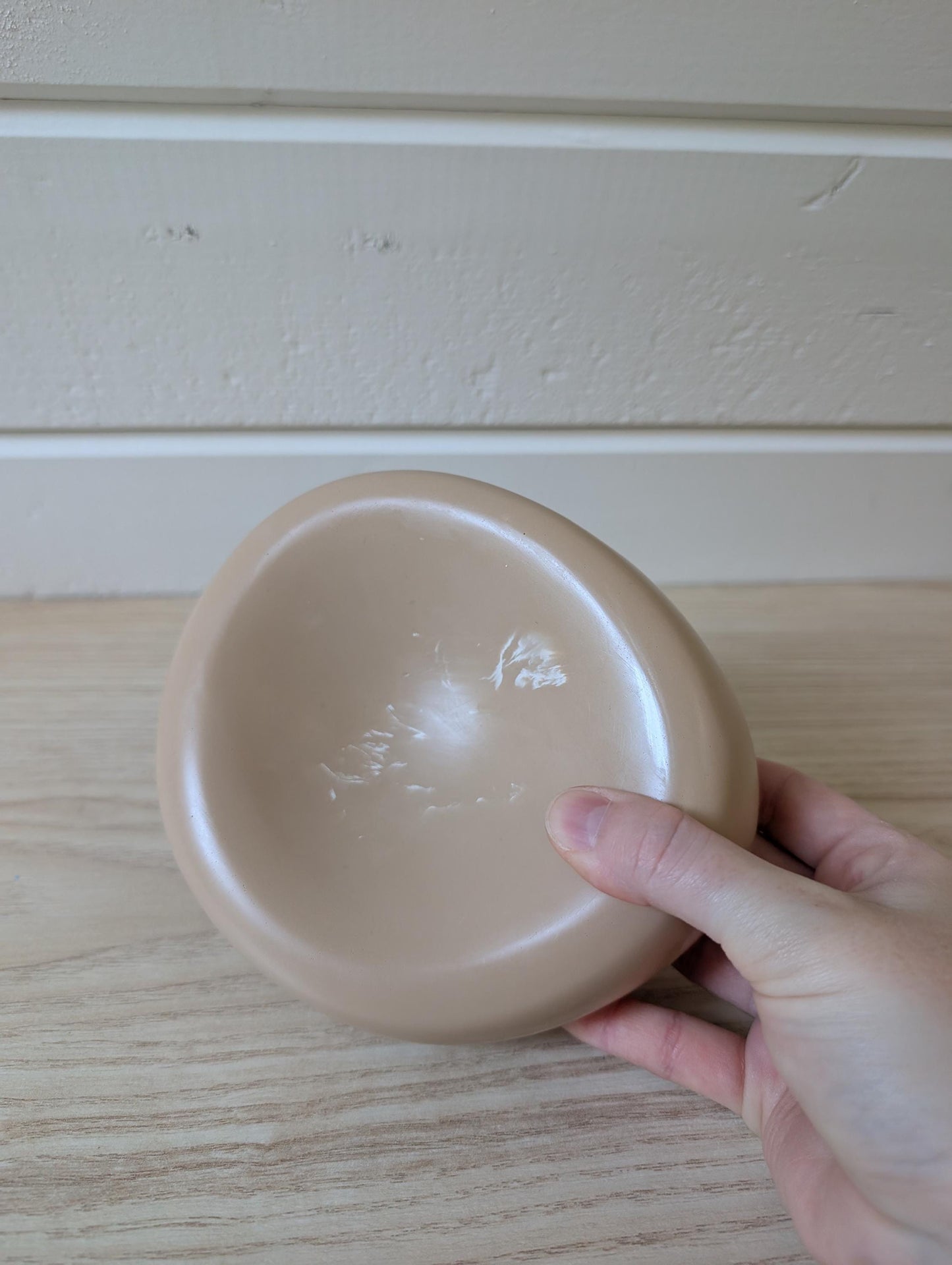Tan Marbled Aesthetic Jewelry Dish