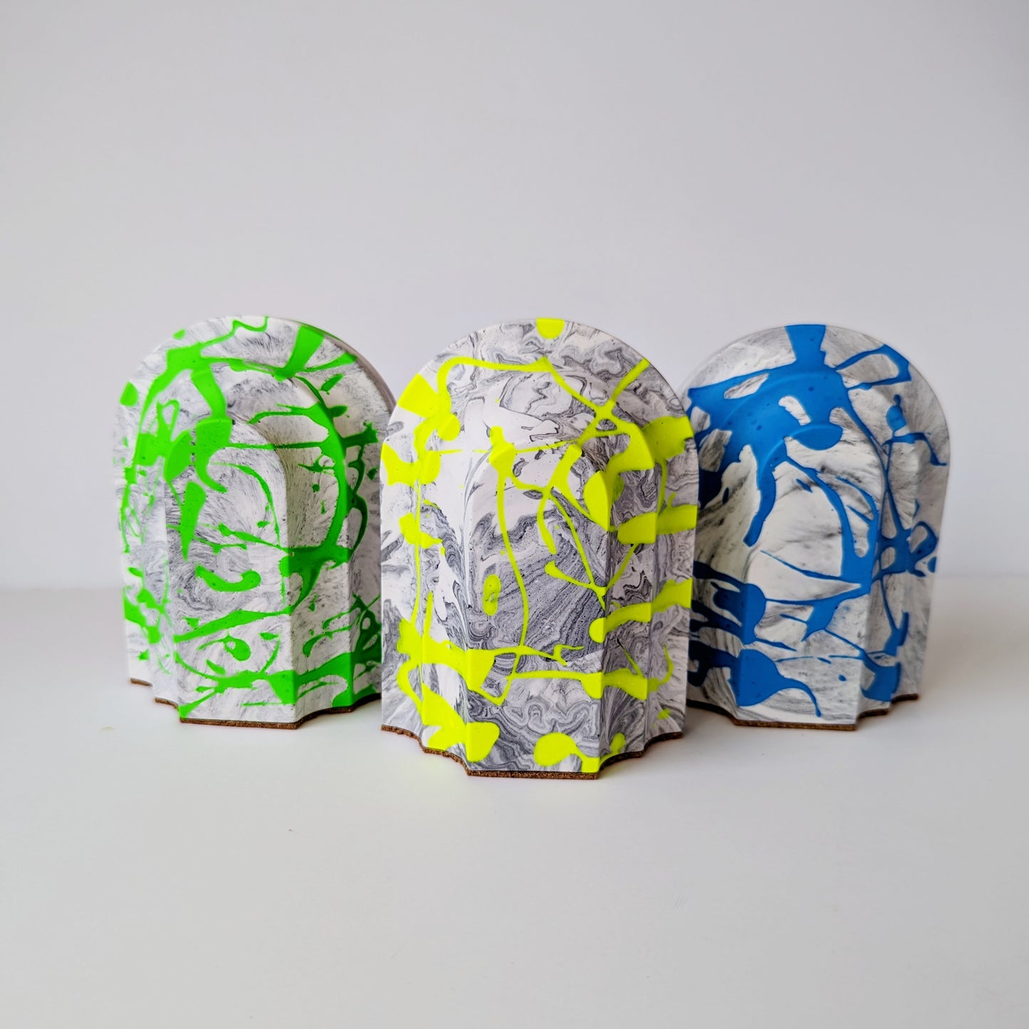 Neon Abstract Arch Bookend