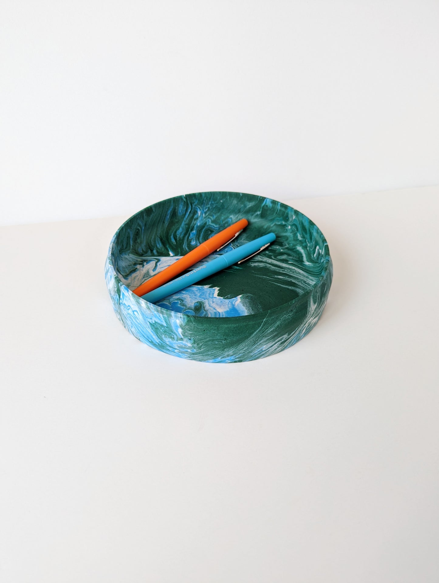 Blue Marbled Scandi Bowl