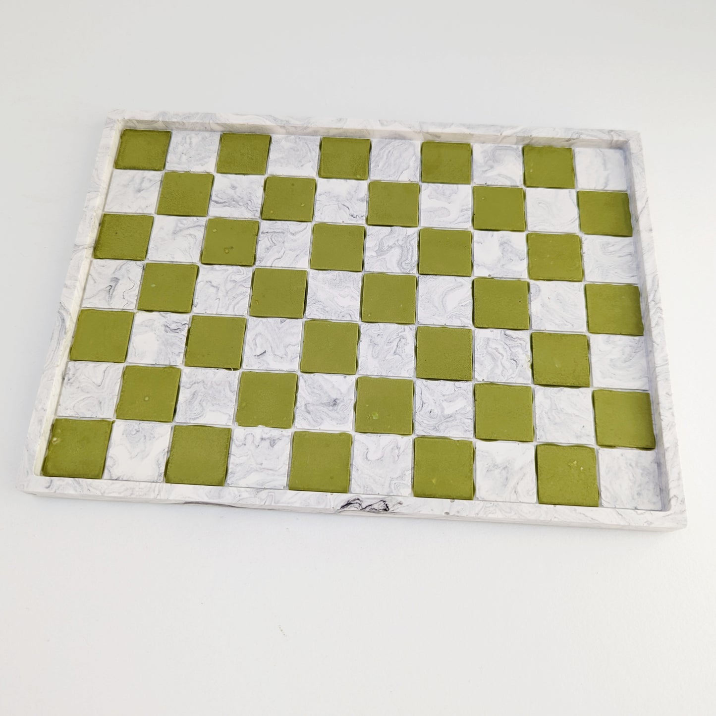 Checkerboard Rectangular Tray