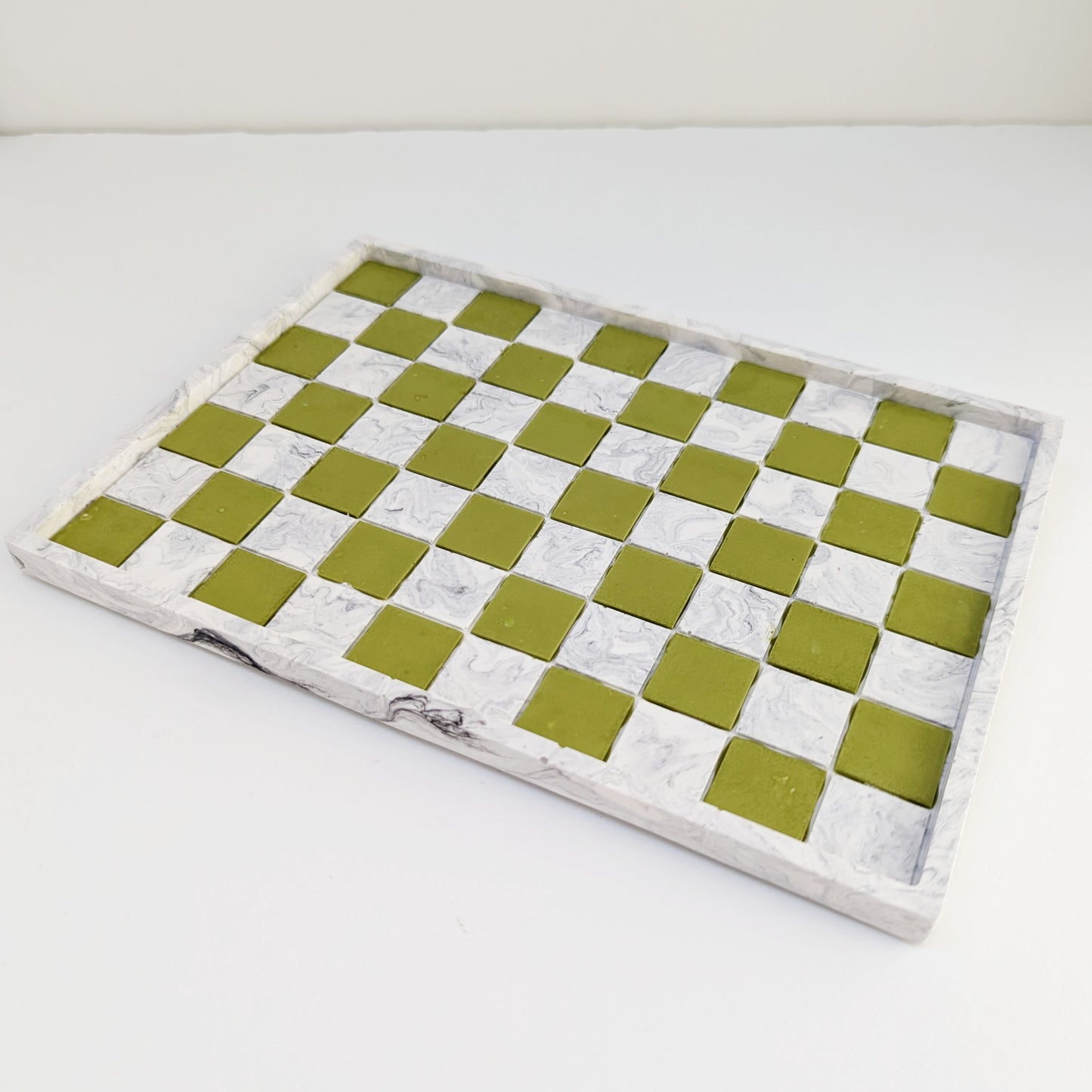 Checkerboard Rectangular Tray