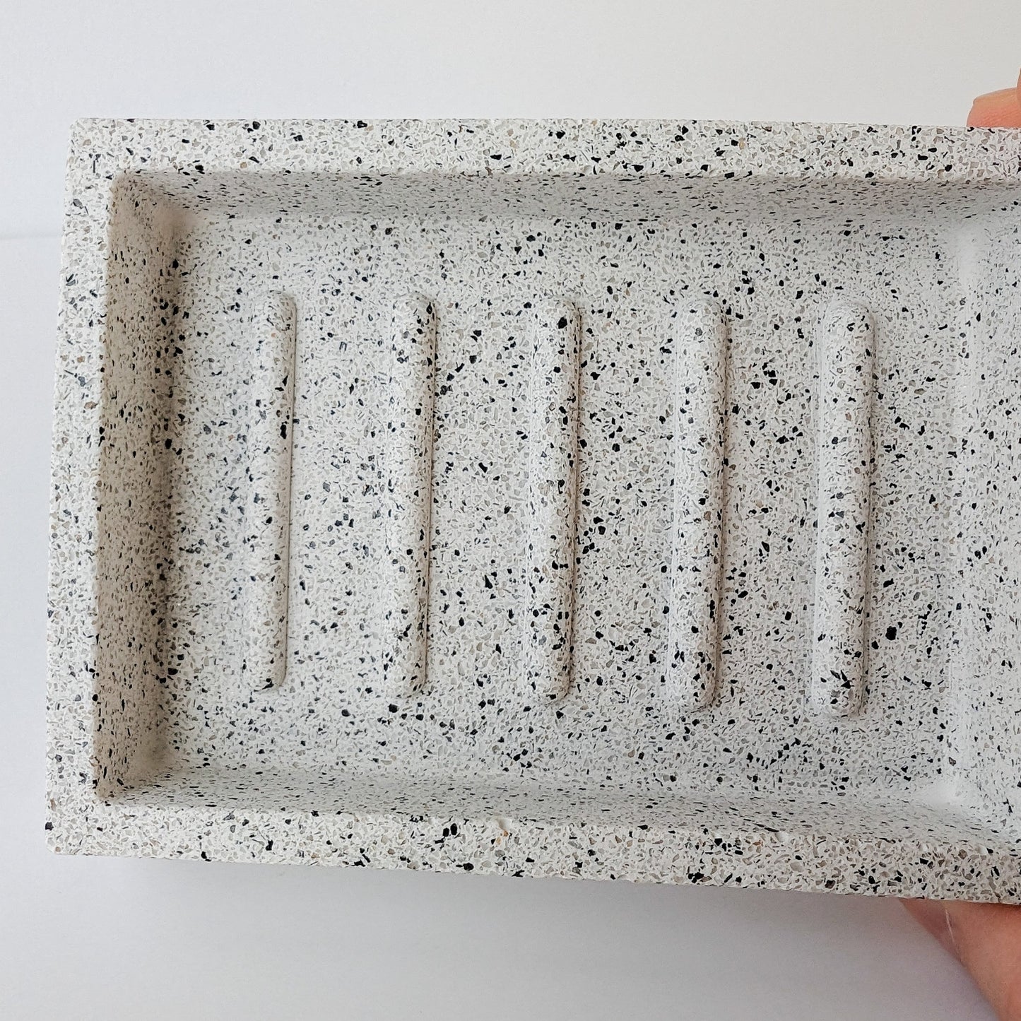 Concrete Self Draining Soap Dish