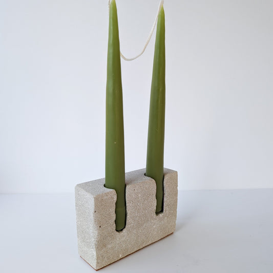 Modern Exposed Edge Candle Holder