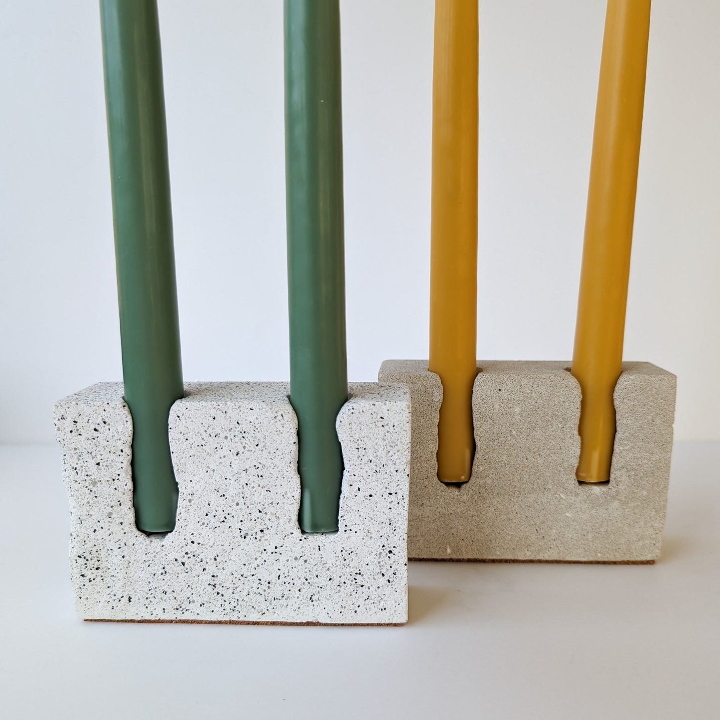 Modern Exposed Edge Candle Holder
