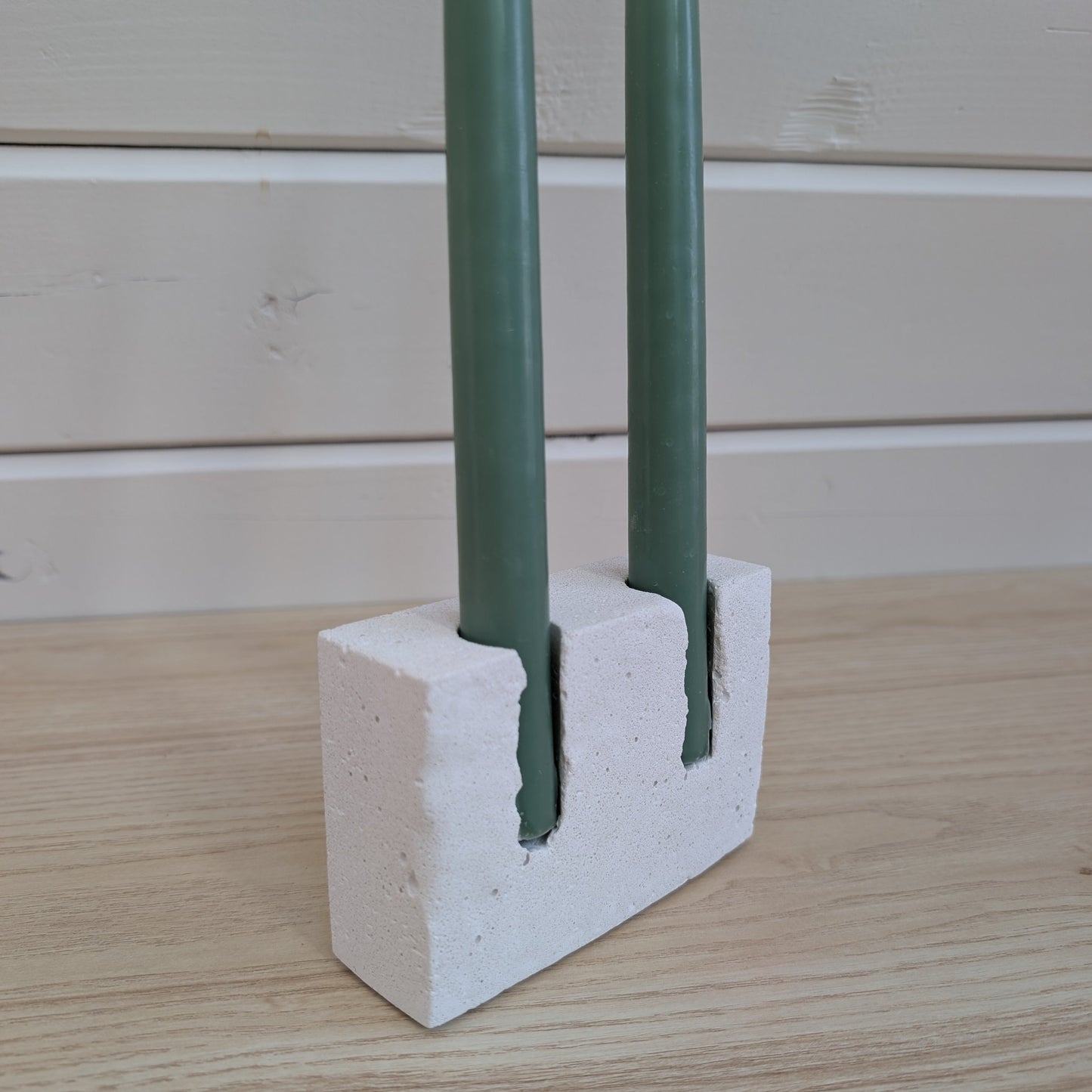 Modern Exposed Edge Candle Holder