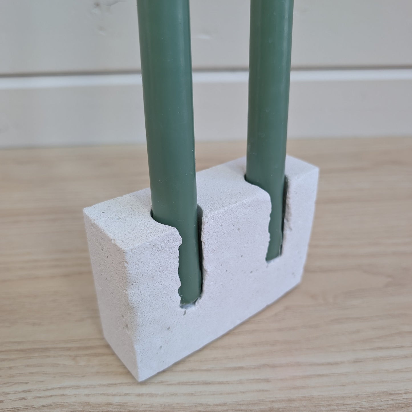 Modern Exposed Edge Candle Holder