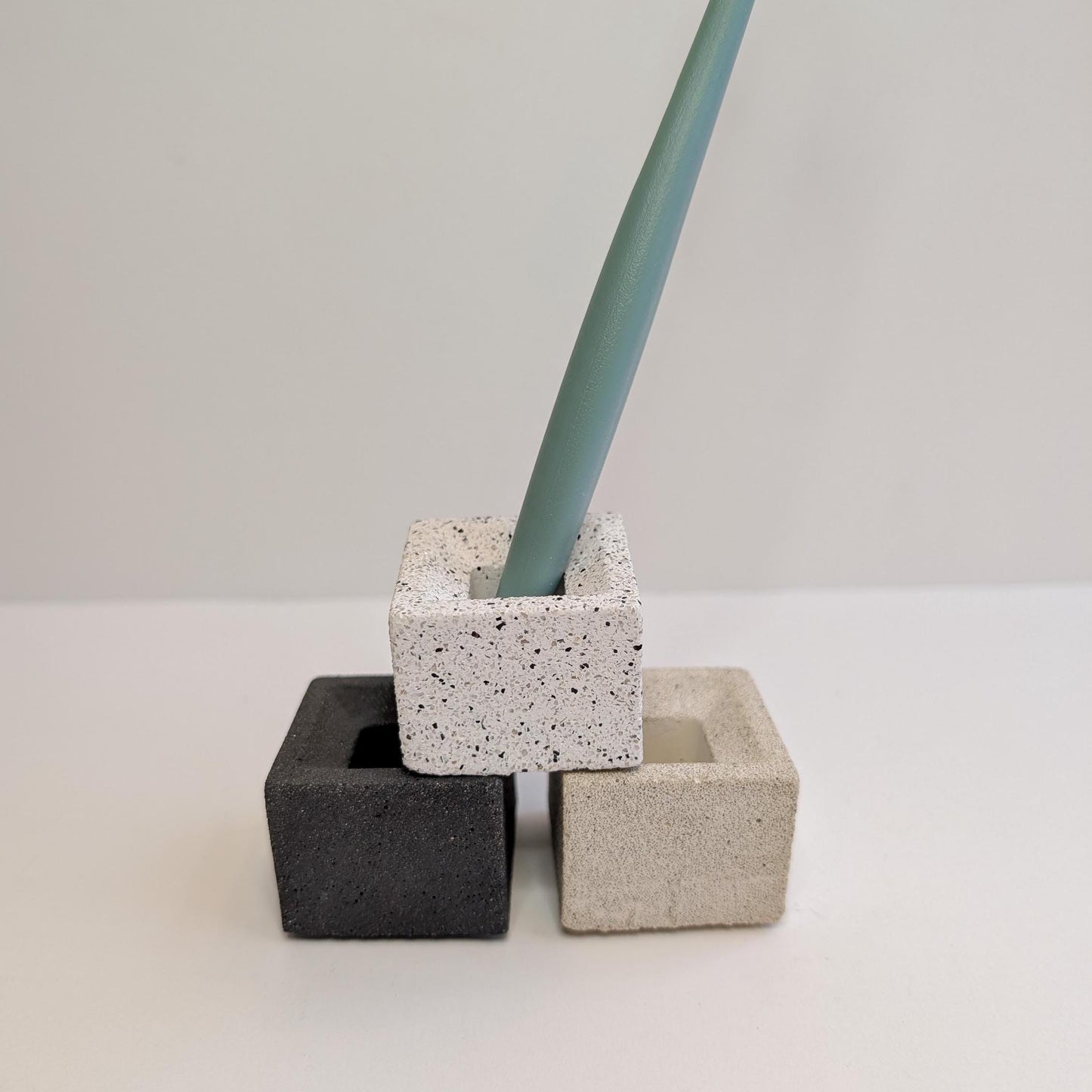 Mini Concrete Toothbrush Holder