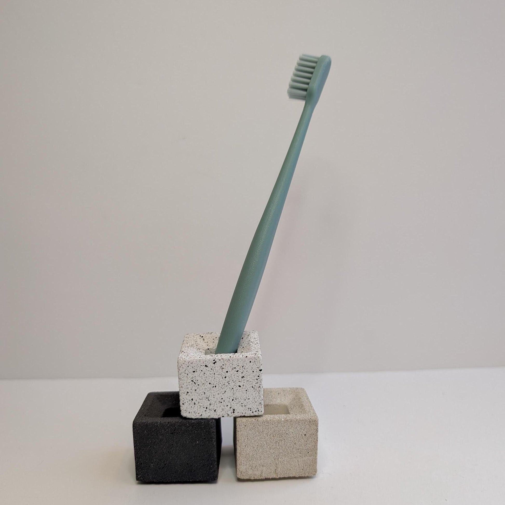 Mini Concrete Toothbrush Holder