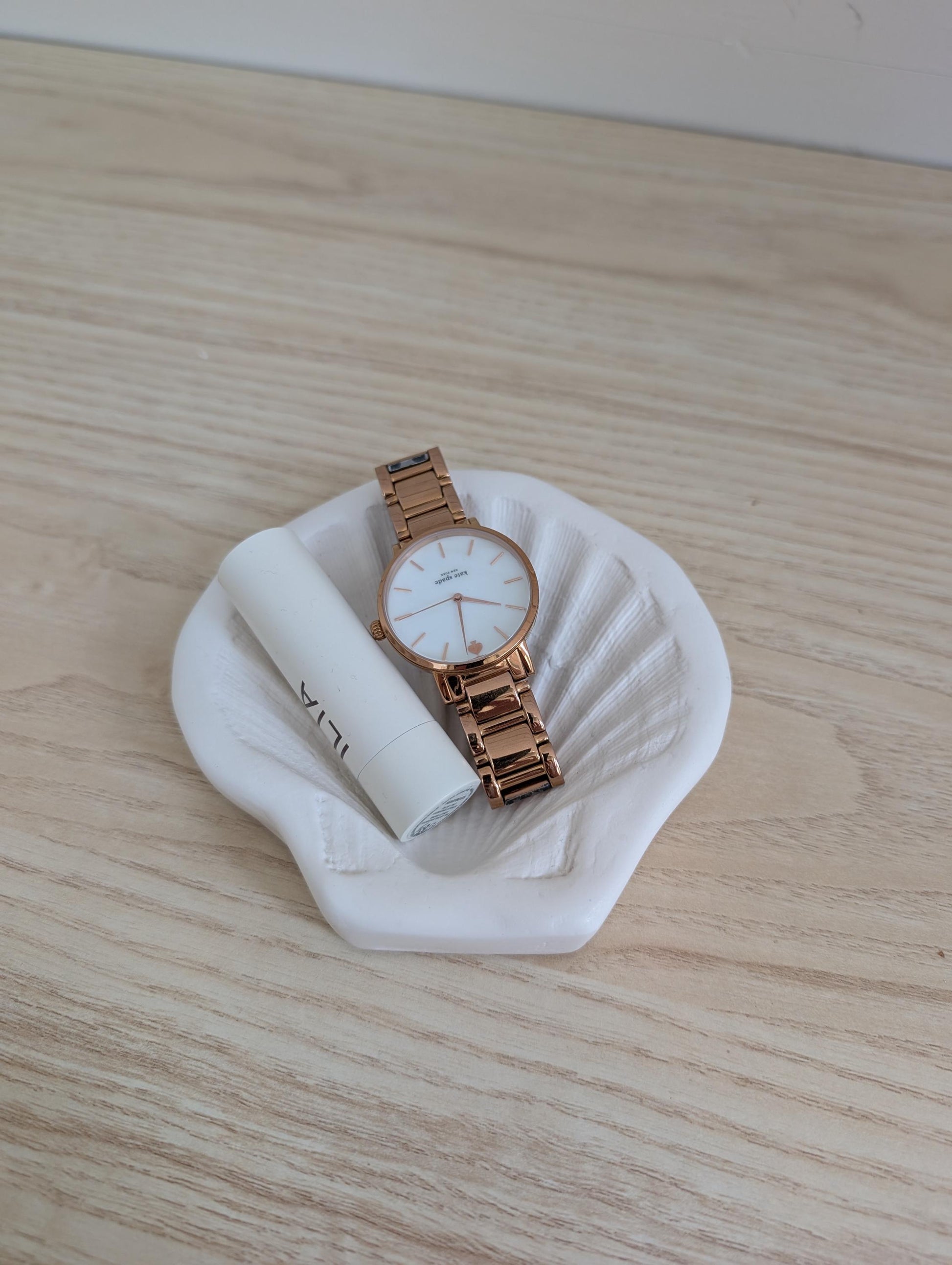 Concrete Scallop Shell Jewelry Dish