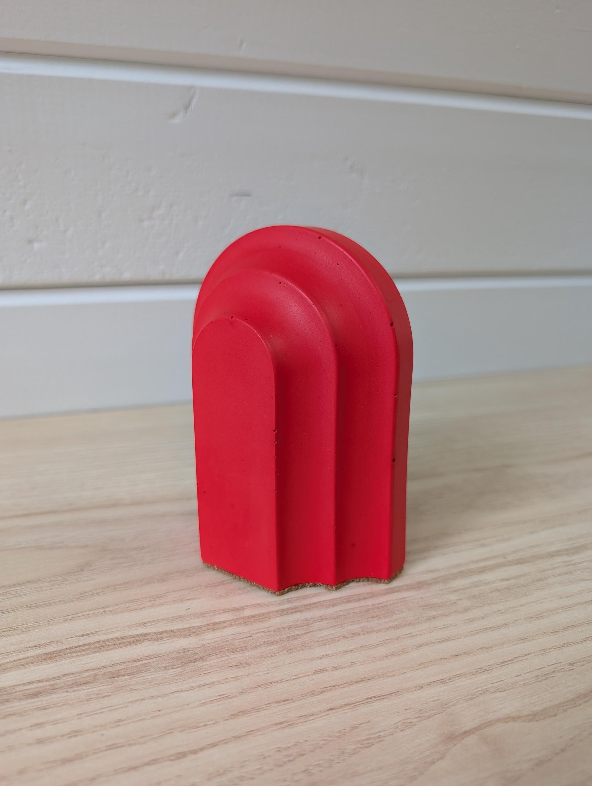 Primary Red Arch Bookend