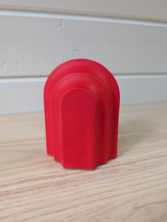 Primary Red Arch Bookend