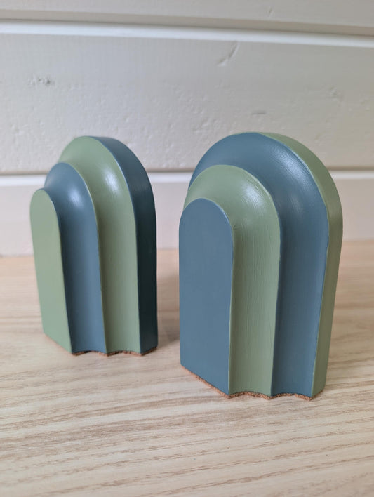 Painted Arch Bookends