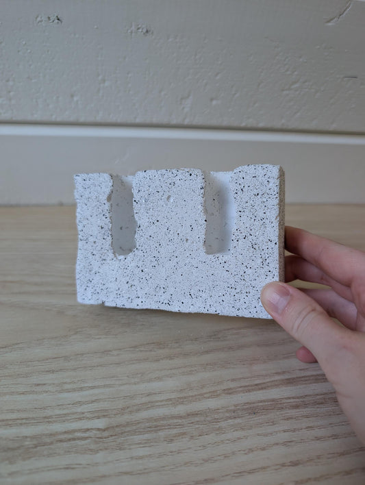 Modern Concrete Exposed Edge Candlestick Holder