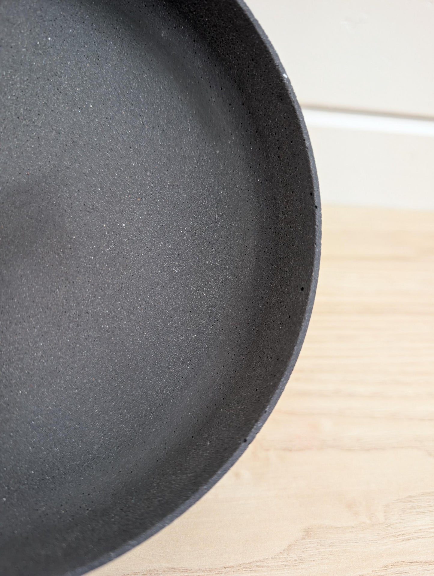 Minimalist Black Concrete Catchall Dish