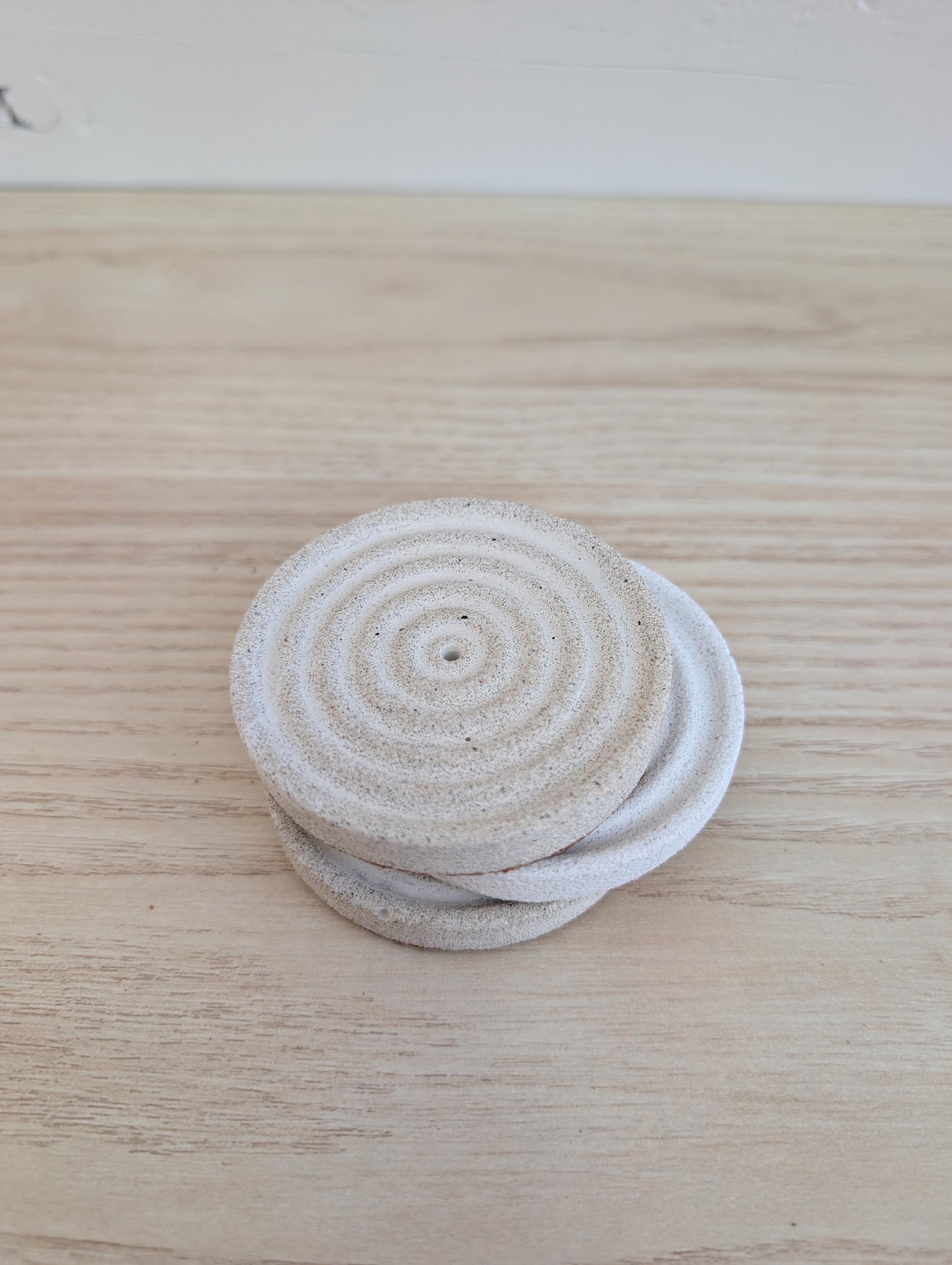 Concrete Round Incense Holder