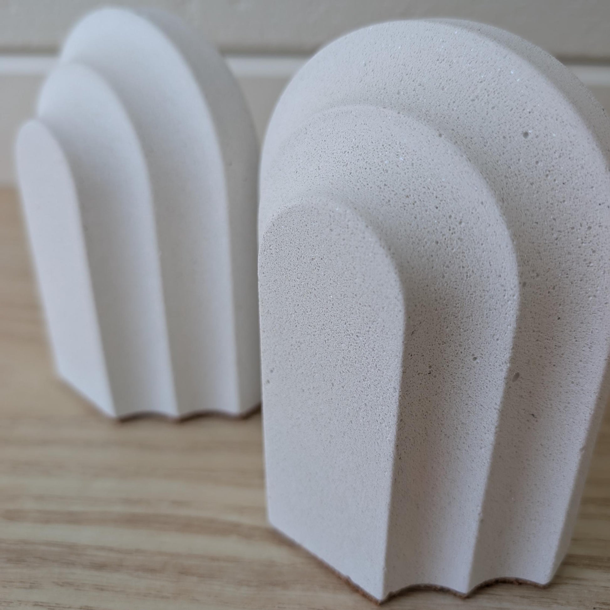 Concrete Arched Bookends
