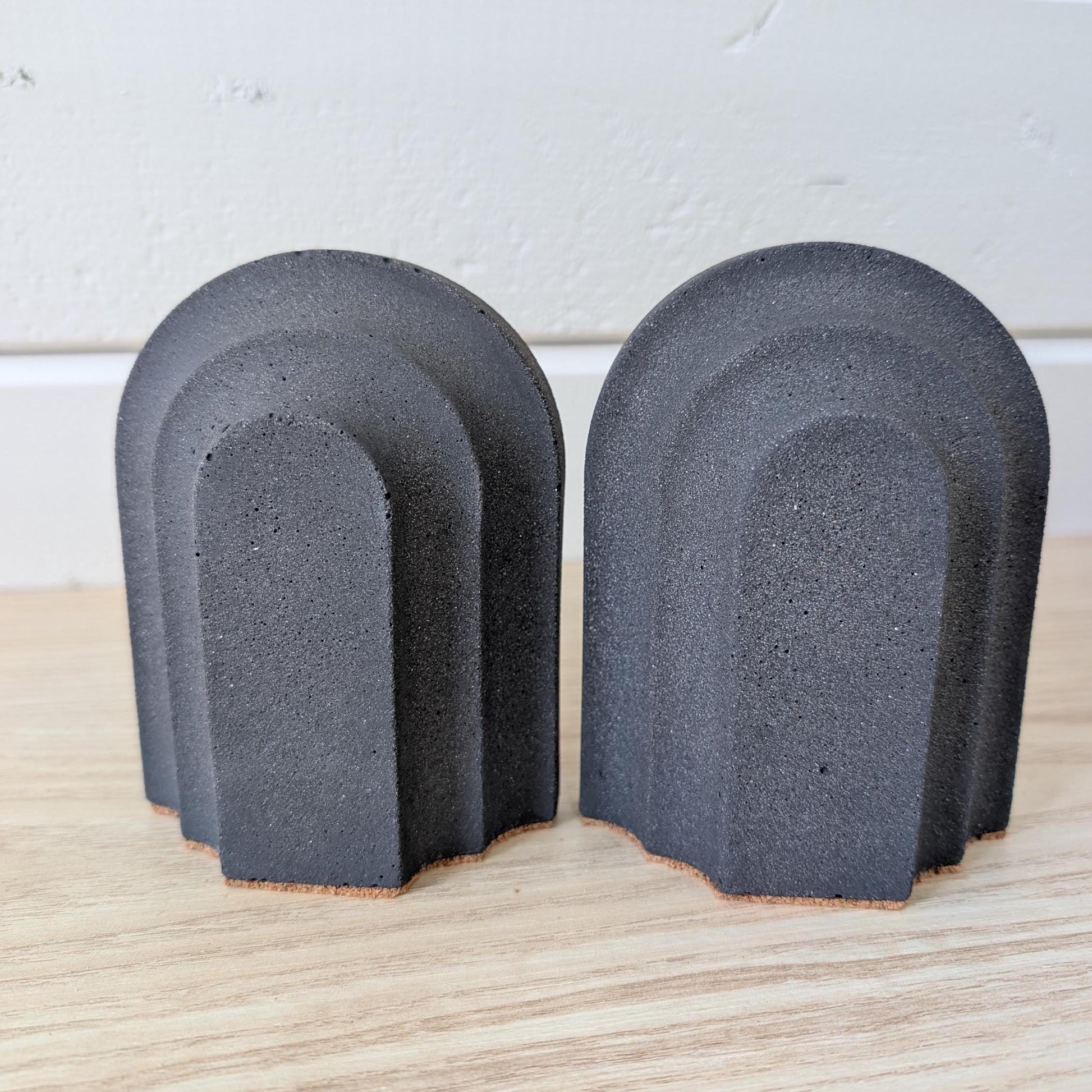 Concrete Arched Bookends