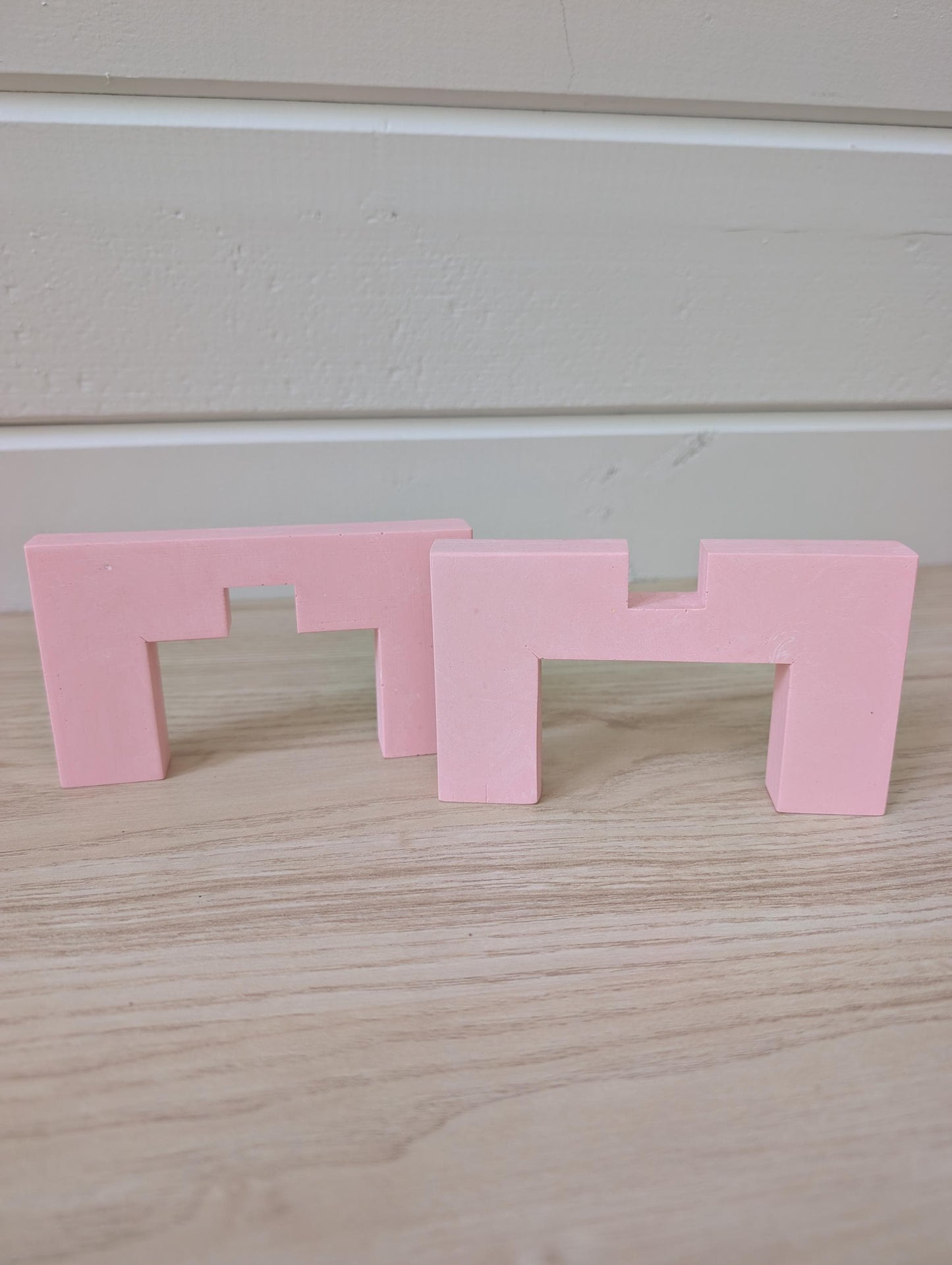 Pink Plant Stand, Pastel Pink Plant Riser, Indoor Pedestal
