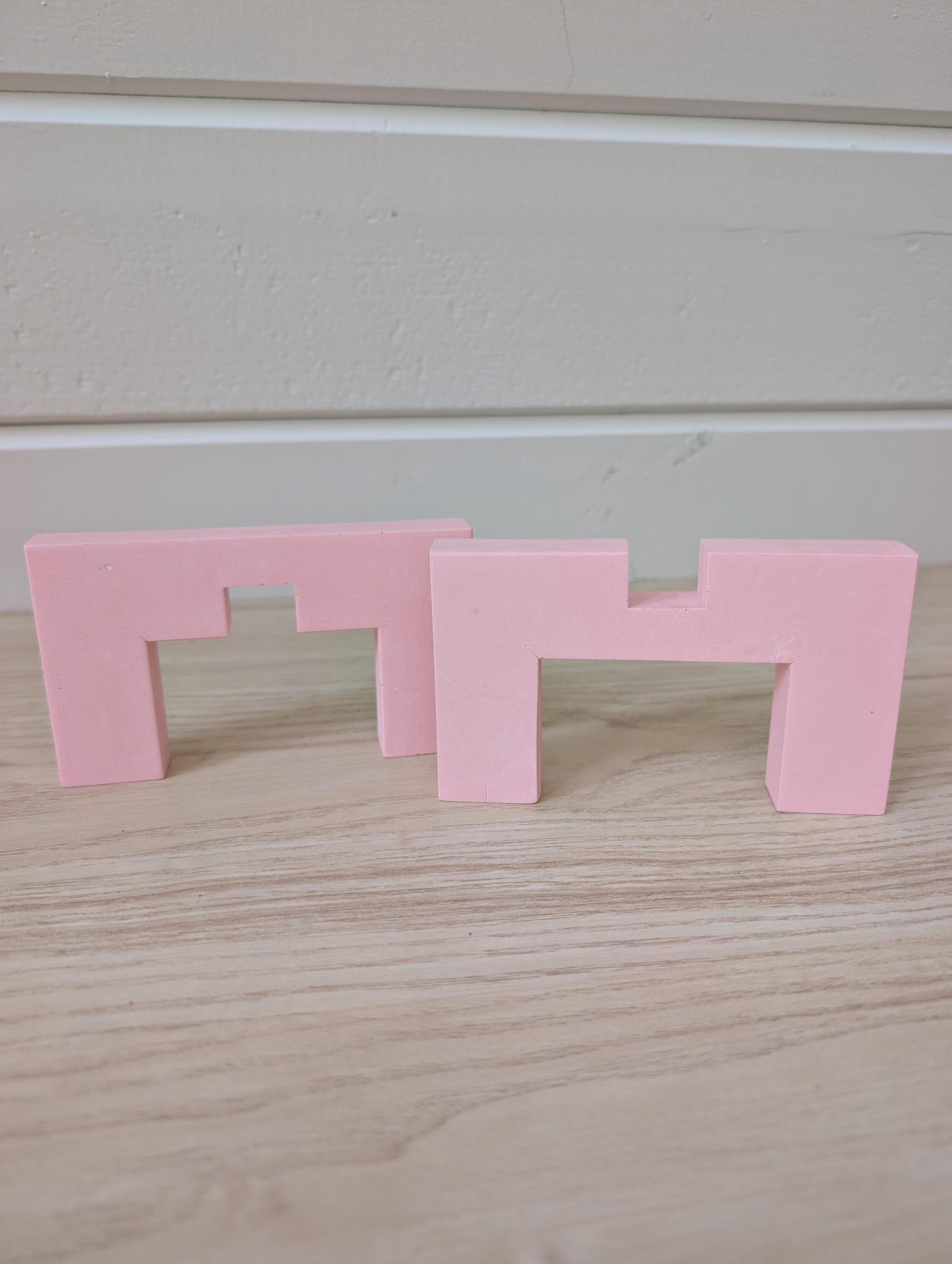 Pink Plant Stand, Pastel Pink Plant Riser, Indoor Pedestal
