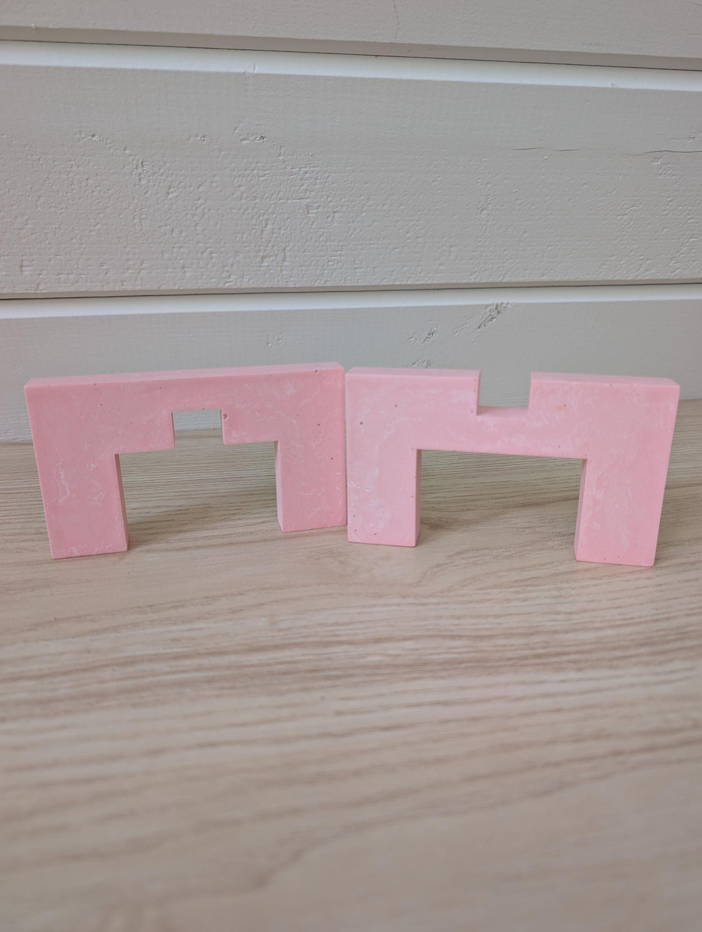 Pink Plant Stand, Pastel Pink Plant Riser, Indoor Pedestal