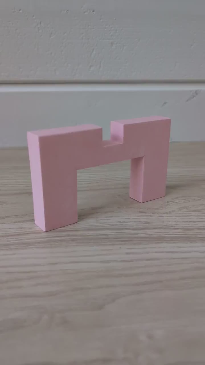 Pink Plant Stand, Pastel Pink Plant Riser, Indoor Pedestal