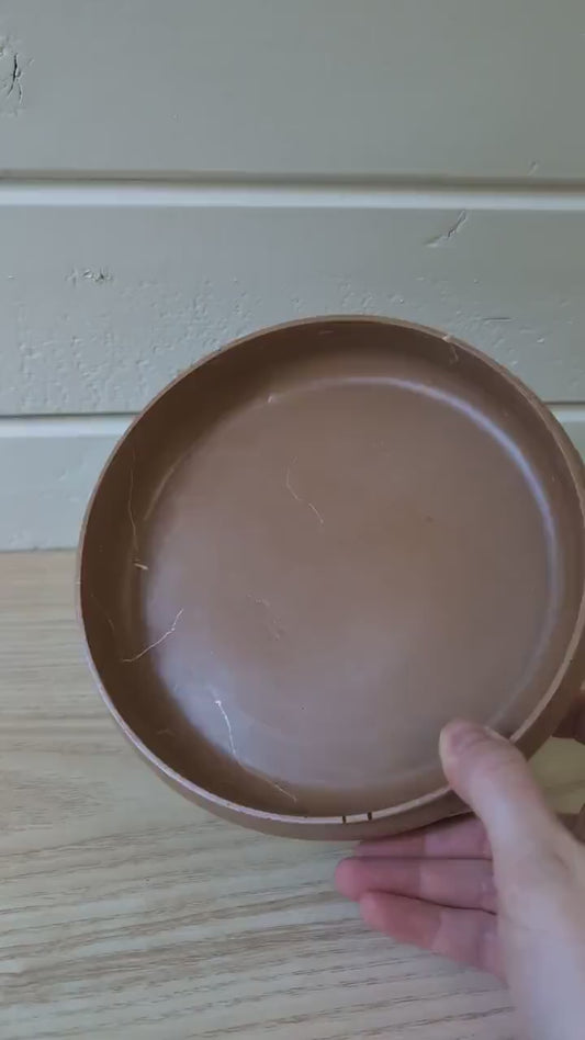 Marbled Brown Catchall Dish