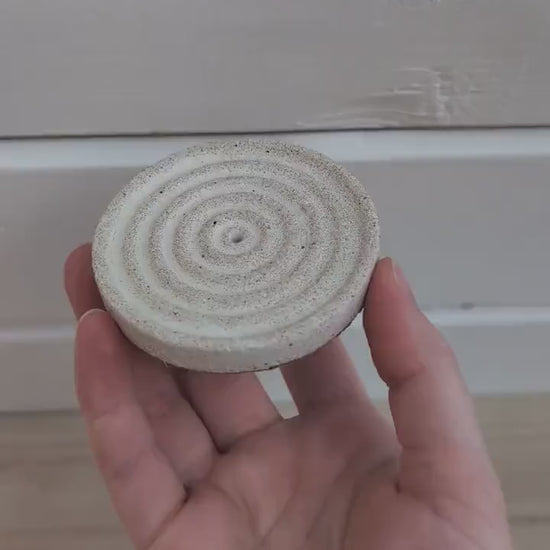 Concrete Round Incense Holder