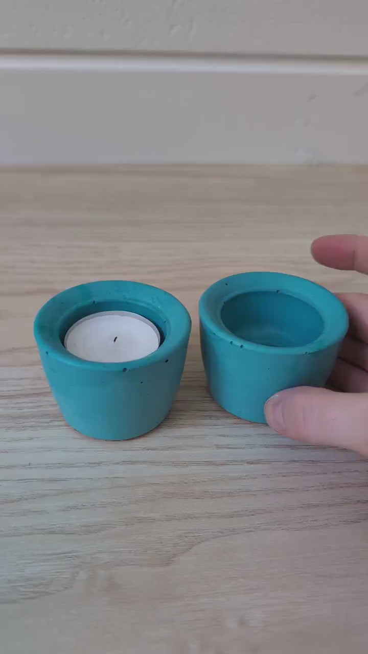 Tealight and Taper Candle Holders, Dual Votive Candleholder, Convertible Candle Holder Set