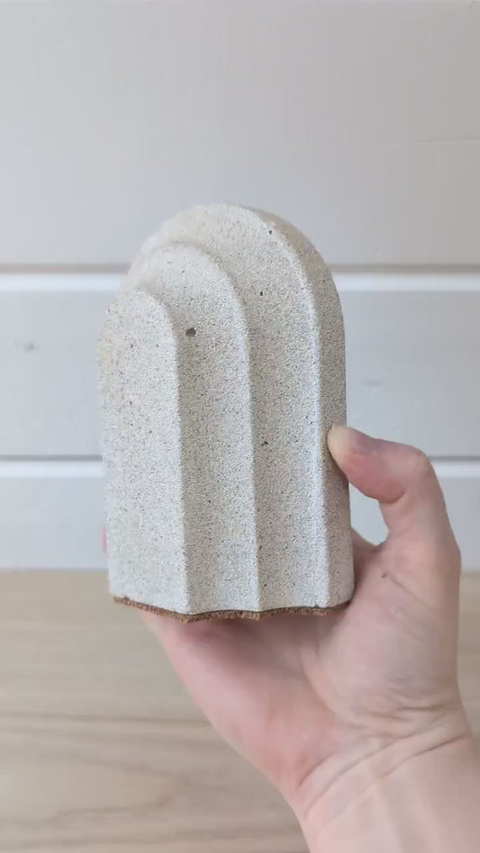 Concrete Arched Bookends