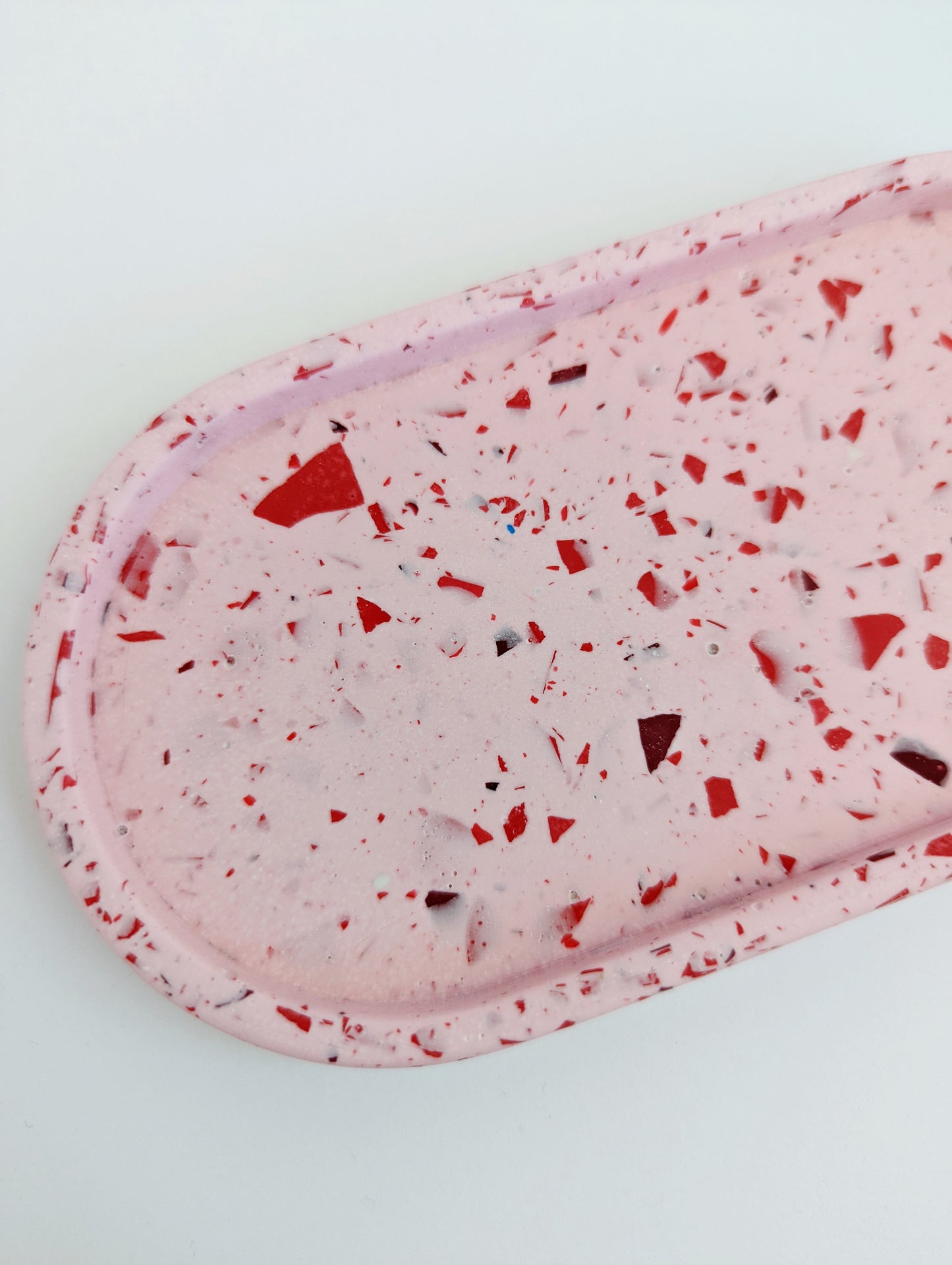 Pink & Red Terrazzo Small Tray
