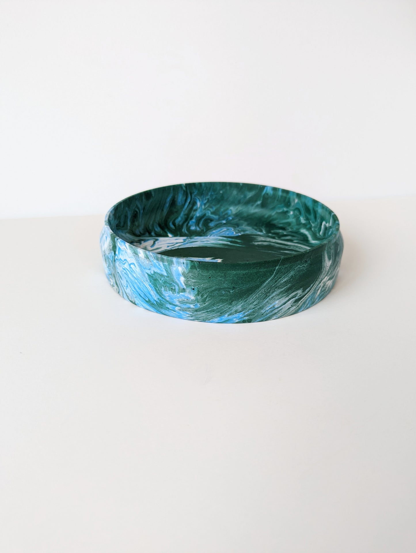 Blue Marbled Scandi Bowl