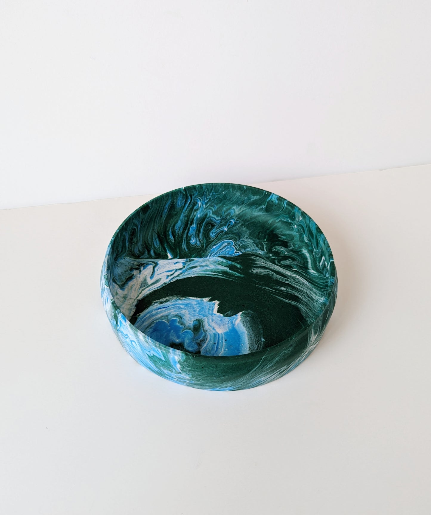 Blue Marbled Scandi Bowl