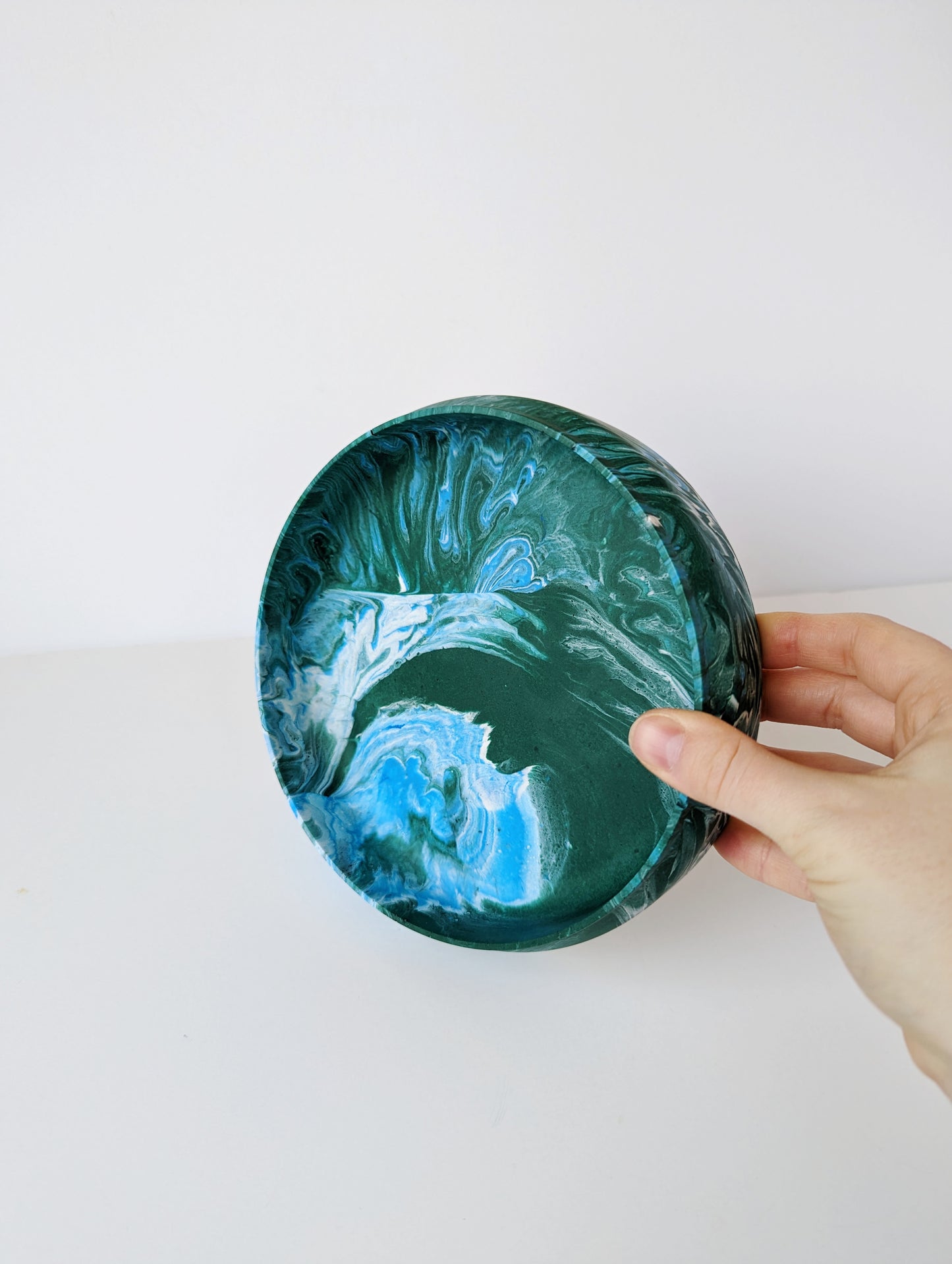 Blue Marbled Scandi Bowl