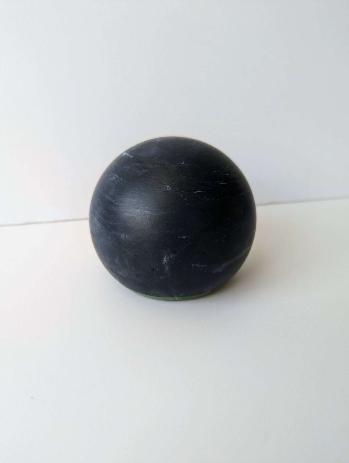 Indigo Marbled Sphere Bookend / Doorstop