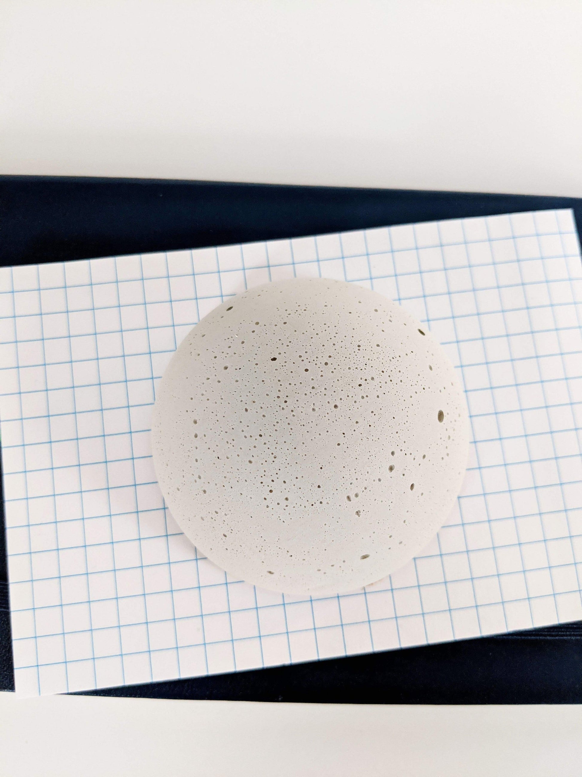Minimalist Concrete Paperweight. Modern Concrete Home Decor. Home Office Desk Decor.